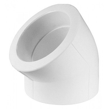 Уголок PP-R Ø32*45° VALFEX Белый (25/150)